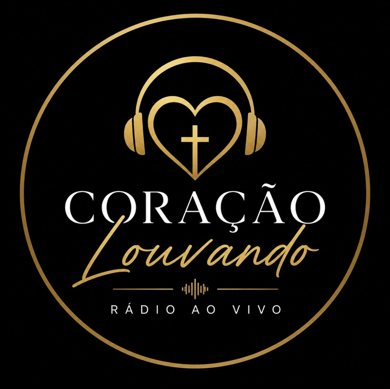Logótipo Rádio Coração Louvando